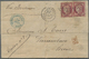 Delcampe - Br Frankreich - Militärpost / Feldpost: 1862/1875, 80 C Napoleon On Folded Letter To VERA CRUZ, Further 80 C Cere - Marques D'armée (avant 1900)