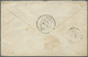Br Frankreich - Militärpost / Feldpost: 1872, France Colonies 5c And 20c On Cover To France With Postmark "Corp D - Army Postmarks (before 1900)