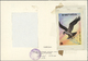 Delcampe - Thematik: Tiere-Greifvögel / Animals-birds Of Prey: 1995, Kyrgyzstan. Set Of 7 Artworks For The Stamps Of The Complete R - Eagles & Birds Of Prey