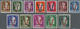 ** Frankreich - Besonderheiten: 1945. Complete Set (12 Values) "22. IV. 1945 Württemberg". Mint, NH. Signed. (May - Other & Unclassified