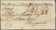 Br Gibraltar: 1849. Stampless Envelope (small Stains) Written From Gibraltar Dated '16th Jan 1849' Addressed To V - Gibraltar