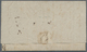 Br Gibraltar: 1857. Stampless Envelope Written From Genova Dated '9 August 59' Addressed To Gibraltar Cancelled B - Gibraltar