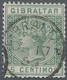 O Gibraltar: 1889, 5c. Green, Inverted Watermark, Neatly Cancelled ""GIBRALTAR OC 17 89", Some Flat Perfs. SG 22 - Gibraltar