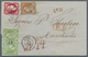 Br Griechenland: 1866. Folded Letter Sheet Addressed To Manchester Bearing 'Large Hermes' Yvert 12, 51 Green (pai - Lettres & Documents