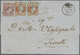 Br Griechenland: 1867. Envelope Addressed To Trieste Bearing 'Large Hermes' Yvert 20, 40 L Orange/azure (imperf P - Covers & Documents