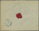 Br Griechenland: 1901, Hermes 25 L Im Paar Auf Reichillustriertem Umschlag Mit Abbildung Einer Fabrik Als Einschr - Covers & Documents