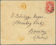 Br Griechenland: 1902, 1 Dr, Red 'Hermes Head' In Silver Currency As Single Franking On Cover With Rare Destianti - Covers & Documents