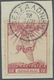 Brrst Griechenland: 1913, 10 Dr Rose Postage Stamp For New Greece Cancelled With Double Circle On Piece, Signed - Lettres & Documents