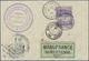 Br Griechenland: 1916. Envelope Addressed To France Bearing Yvert 244, 20l Violet Tied By Moudros Lemnos Double R - Lettres & Documents