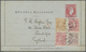 GA Griechenland - Ganzsachen: 1897. Large Hermes Postal Stationery Letter Card 20l Scarlet Upgraded With Olympic - Entiers Postaux
