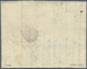 Br Großbritannien - Vorphilatelie: 1773, Folded Letter From LONDON To Lille, France With Black Line Stamp "ANGLET - ...-1840 Préphilatélie