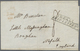 Br Großbritannien - Vorphilatelie: 1842. Pre-stamp Envelope Addressed To Norfolk Cancelled By Framed Deal/Ship Le - ...-1840 Préphilatélie