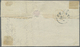 Br Großbritannien: 1842. Folded Envelope Addressed To London Bearing SG 8, 1d Brown Imperf Tied By Blue Maltese C - Other & Unclassified