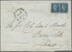 Br Großbritannien: 1843. Envelope (vertical Fold) Addressed To Basingstoke Bearing SG 13, 2d Blue (imperf Pair) T - Other & Unclassified