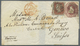 Br Großbritannien: 1863. Envelope Addressed To Switzerland Bearing SG 8, 1d Brown And SG 57, 10d Brown Tied By '2 - Autres & Non Classés