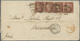 Br Großbritannien: 1856. Envelope Addressed To France Bearing SG 29, 1d Red-brown (4) Tied By Liverpool/466 Spoon - Autres & Non Classés