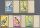 ** Thematik: Tiere-Vögel / Animals-birds: 1965, Burundi, Flugpostmarken Vögel Komplette Serie In UNGEZÄHNTEN Randstücken - Other & Unclassified