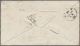 Br Großbritannien: 1866. Envelope (fox Spots) Addressed To Switzerland Bearing SG 44, 1d Rose And SG 94, 4d Orang - Sonstige & Ohne Zuordnung