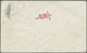 Br Großbritannien: 1911 'First UK Aerial Post' Envelope In Red Used To Brünn, Austria, Franked With Three Singles - Sonstige & Ohne Zuordnung