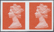 ** Großbritannien - Machin: 1997, Imperforate Proof In Issued Design Without Value On Gummed Paper, Horiz. Pair I - Machins