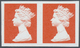 ** Großbritannien - Machin: 1997, Imperforate Proof In Issued Design Without Value On Gummed Paper, Horiz. Pair I - Machins