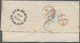 Br Großbritannien - Isle Of Man: 1840. Stampless Envelope To France Cancelled By Douglas/lsle Of Man Circular Dat - Isle Of Man