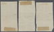 (*) Ägypten: 1866, Pellas Freres First Issue Essays In Margin Imprint Blocks Of Four, Complete Set Of 7 Values Showing E - 1915-1921 British Protectorate