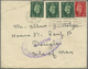 Br Großbritannien - Isle Of Man: 1941. Envelope (roughly Opend) Written From Sussex Addressed To ‘House 37, Camp - Man (Ile De)