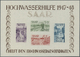** Saarland (1947/56): 1948, "Hochwasserhilfe"-Blockpaar, Einwandfrei Postfrische Blocks Im Originalfor - Unused Stamps