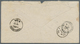 Br Ägypten: 1873. Envelope (faults) Addressed To Germany Bearing SG 33, 2 ½pi Violet Tied By Poste Egiziane/Porto Said D - 1915-1921 Protectorat Britannique