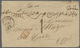 Br Ägypten: 1875. Stampless Envelope (faults) Addressed To Cairo, Egypt Cancelled By Marseille/B.M. Double Ring (Mobile  - 1915-1921 British Protectorate