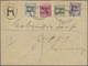 Br Britische Post In Marokko: 1906, Registered Letter With 10 And 20 Cent. QV And 5 Nad 50 Centimos Edward VII Fr - Autres & Non Classés