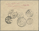 Br Ägypten: 1889. Envelope Written From Cairo Addressed To Papeete, Tahiti, Oceanie Sent Unpaid Cancelled By Cairo '6th  - 1915-1921 British Protectorate