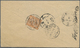 Br Ägypten: 1892. Registered Envelope Addressed To Persia Bearing SG 48, 2pi Orange Tied By Chibin-El-Kom Date Stamp Wit - 1915-1921 Protectorat Britannique