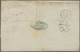 Br Britische Post In Der Türkei: 1866, Three Items 4d Cancelled "C" On Folded Letter From Constantinopel Via Fran - Other & Unclassified
