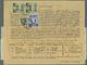Br Britische Militärpost II. WK: 1948, "B. A. ERITREA" KGVI 10 Sh., 2x 2Sh50C And 75 C On Franked Telegram Sent F - Other & Unclassified