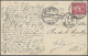 GA Ägypten: 1910. Picture Post Card To France Bearing SG 63, 5m Carmine Tied By 'Rural Service/Rahamani Kafr El Sheik Ha - 1915-1921 British Protectorate