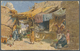 Ägypten: 1910. Picture Postcard To France Bearing SG 63, 5m Carmine Tied By 'Rural Service/RahmaniKafr El Sheik Hassan' - 1915-1921 British Protectorate