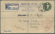 Br Großbritannien - Ganzsachen: 1944. Registered 3d Green Postal Stationery Envelope Addressed To Surrey Cancelle - 1840 Mulready Envelopes & Lettersheets