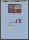 GA Großbritannien - Ganzsachen: 1979, Rowland Hill Centenary Aerogramme - Four Progressive Colour Proofs (some Cr - 1840 Buste Mulready