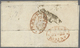 Br Großbritannien - Stempel: 1822/1837: Two Letters With Erasure Markings. A) 1822 Letter From London, Lombardstr - Marcophilie