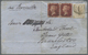 Br Großbritannien - Used Abroad: 1871/1873, Britische Post In Der Levante, 6 Briefe (alle Mit Mittelbug, Leicht F - Autres & Non Classés