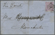 Delcampe - Br Großbritannien - Used Abroad: 1871/1873, Britische Post In Der Levante, 6 Briefe (alle Mit Mittelbug, Leicht F - Autres & Non Classés