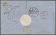 Delcampe - Br Großbritannien - Used Abroad: 1871/1873, Britische Post In Der Levante, 6 Briefe (alle Mit Mittelbug, Leicht F - Autres & Non Classés