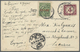 Br Ägypten - Portomarken: 1911 Postage Due 4m. Brown-lilac (1889 Issue) On Insufficiently Franked Picture Postcard From  - Other & Unclassified