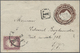 GA Ägypten - Ganzsachen: 1903. Postal Stationery Envelope 1m Brown Cancelled By Cairo Date Stamp Addressed Locally, Unde - Other & Unclassified