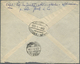 Br Äthiopien: 1925, 1/8 G To 2 G On Registered Letter Sent From "HARRAR 13.2.1925" To Lübbenau, Germany With Arrival 3.3 - Ethiopia