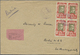 Br Äthiopien: 1925. Registered Envelope Addressed To Germany Bearing Yvert 119, ½g Vermilion And Olive (8) Tied By Addis - Ethiopia