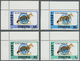 ** Äthiopien: 1994 "UNFPA 25th Anniversary" Set Of Four Top Left Corner Marginal "Simien Fox" Stamps Overprinted In Blue - Ethiopia