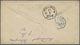 Br Algerien: 1876, France Ceres 30 C. Brown Tied By GC "5005" To Envelope From "ALGER 5.FEVR.76" Via Paris To Stockholm  - Algeria (1962-...)